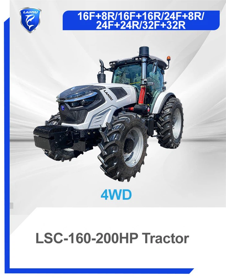 LSC160HP LANSU Tractor Agricultura Agricultura Tractores agrícolas 4x4 Agricultura