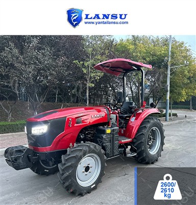 El nuevo tractor compacto de 100HP de Lansu satisface diferentes necesidades de trabajo.