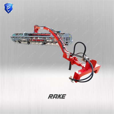 Rastrillo de hierba giratoria de Lansu